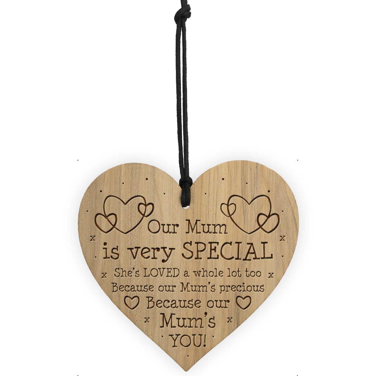 Mum Gift Ideas For Birthday Christmas Engraved Heart Thank You