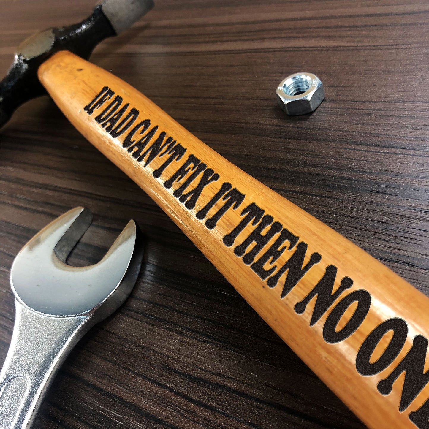 Novelty Fathers Day Gift Bundle For Dad Tool Hammer Tape Measure