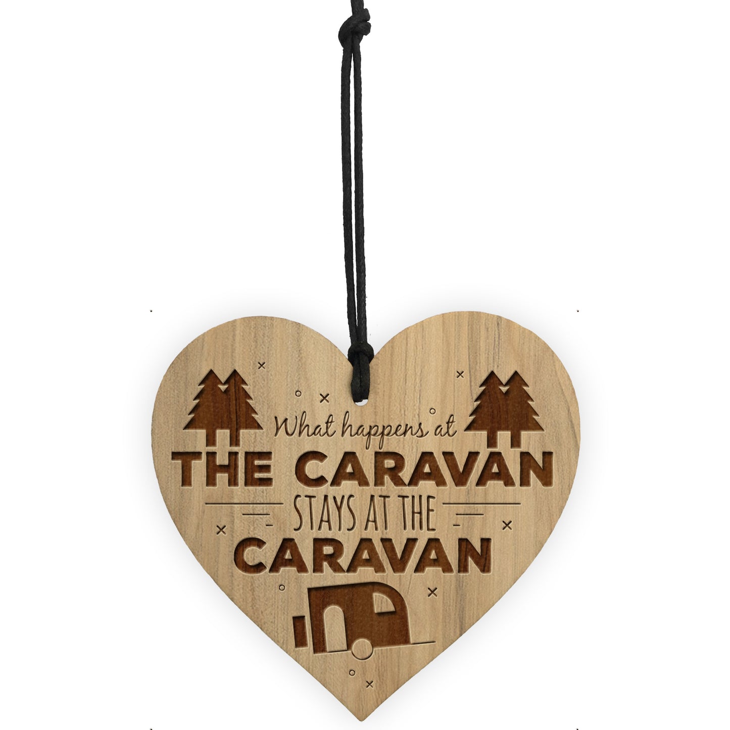 Caravan Sign Novelty Hanging Plaque Engraved Sign Caravan Decor