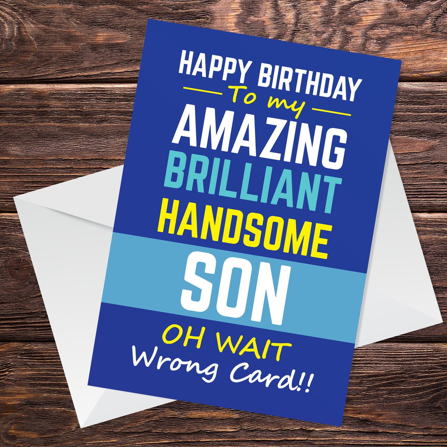 Funny Hilarious Birthday Card For Son From Mum And Dad Novelty