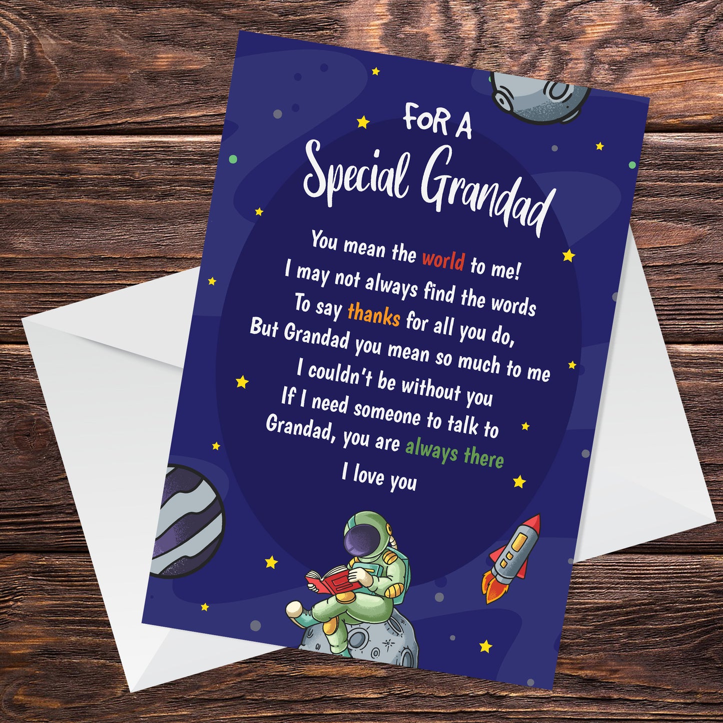 Fathers Day Birthday Card For A Special Grandad Novelty Card
