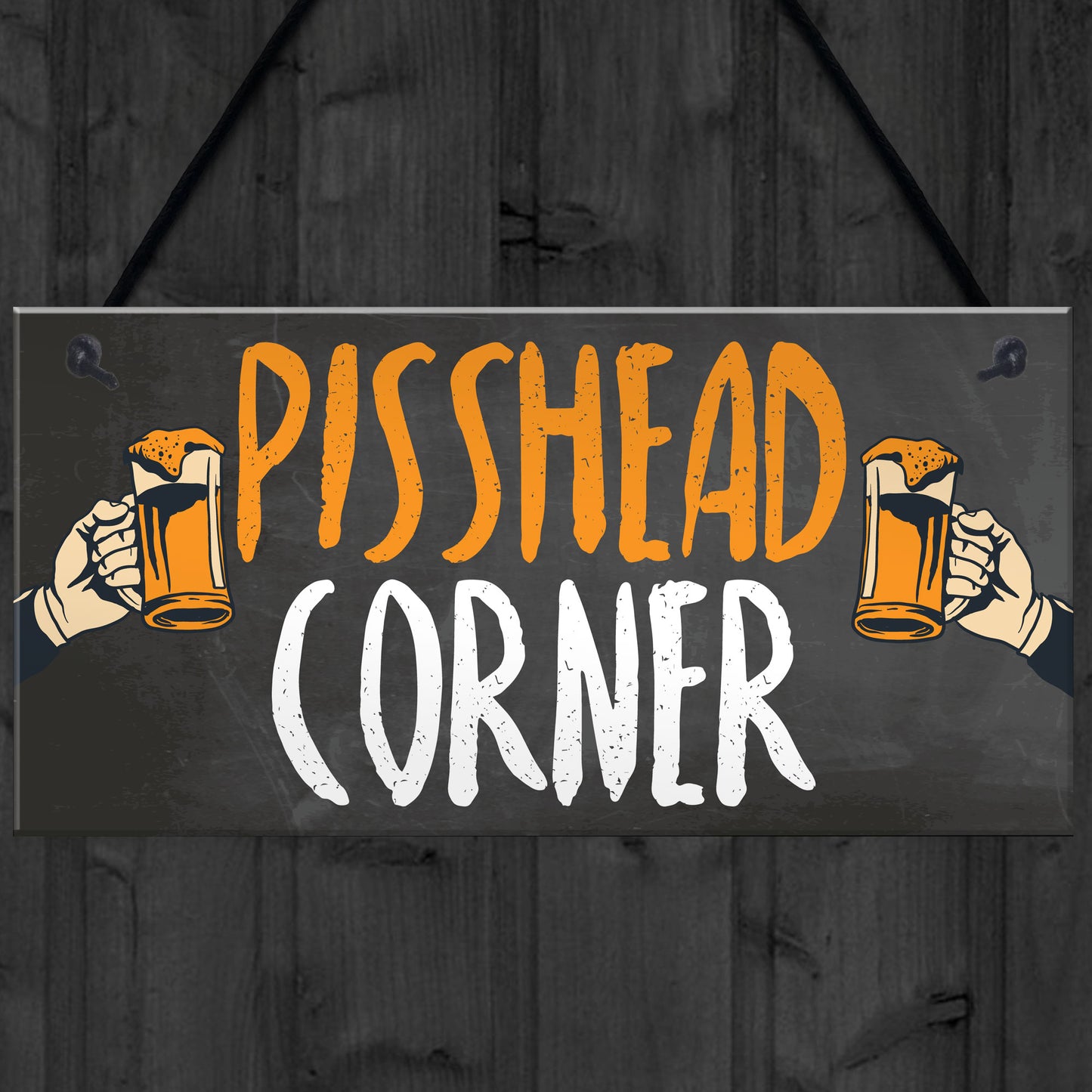 Funny Home Bar Garden Sign Hanging Plaque Alcohol Beer Vodka Gin