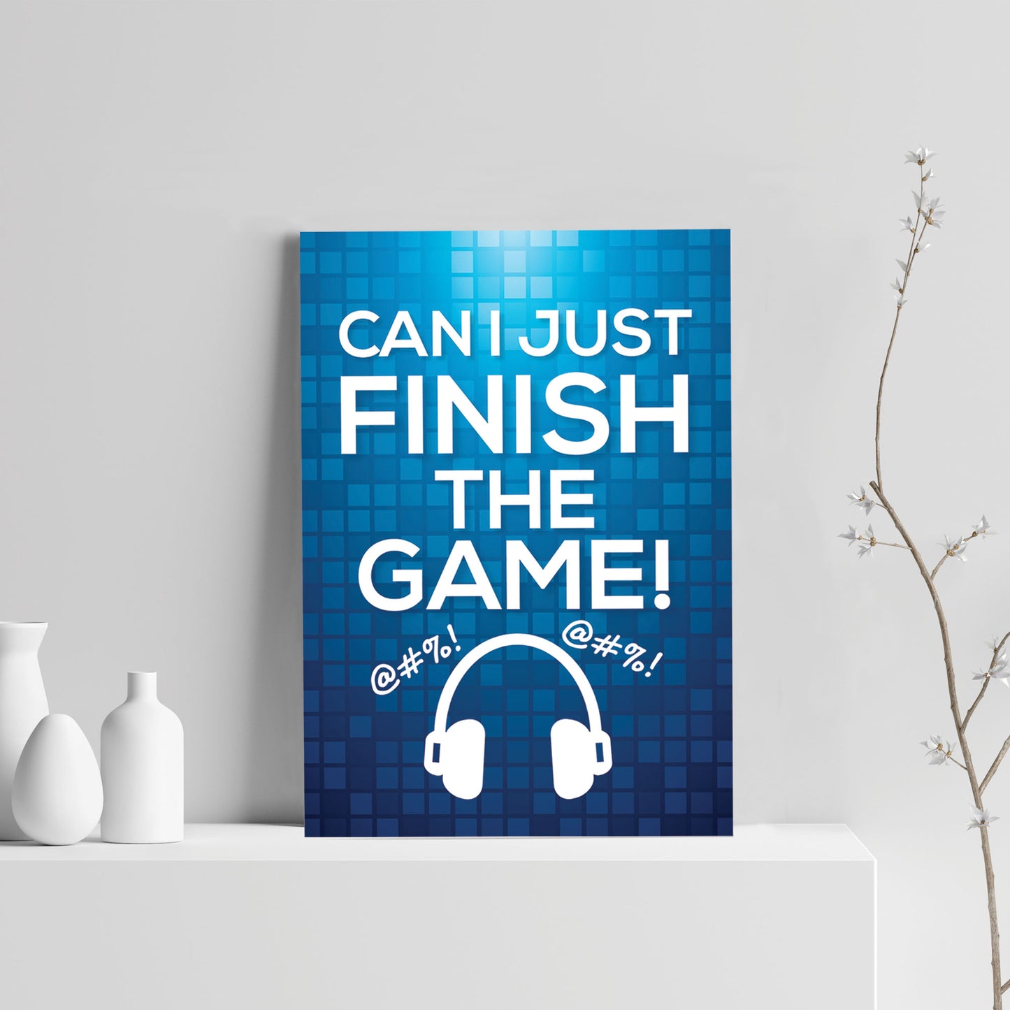 Gaming Poster Wall Art For Boys Bedroom Man Cave Novelty