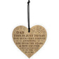 FUNNY Gift For Dad Birthday Christmas Engraved Heart Dad Gift