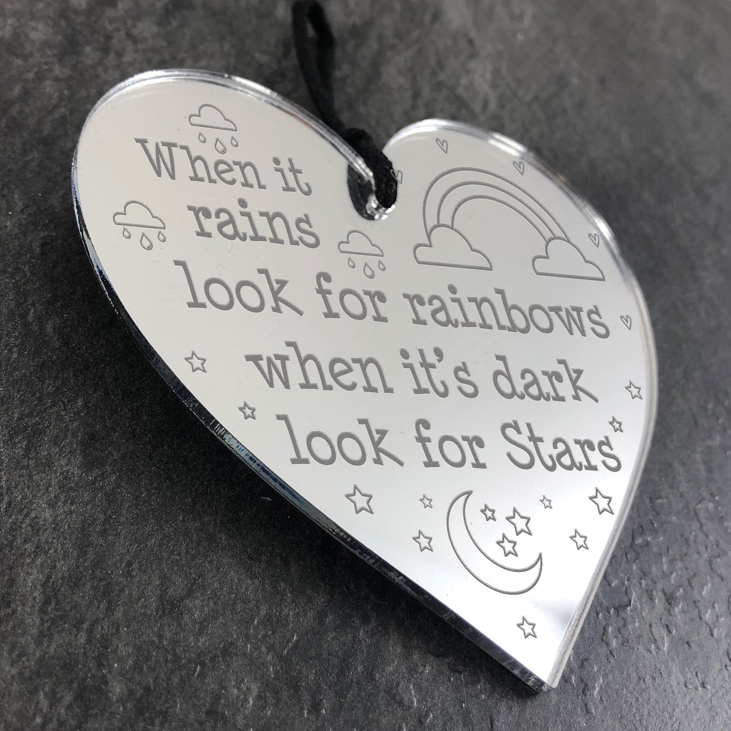 Handmade Heart Sign Gift for Someone Special Inspirational Gift
