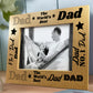 DAD PHOTO FRAME Wood Fathers Day Birthday Gifts For Dad