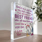 Best Friend Gifts For Christmas Acrylic Plaque Secret Santa