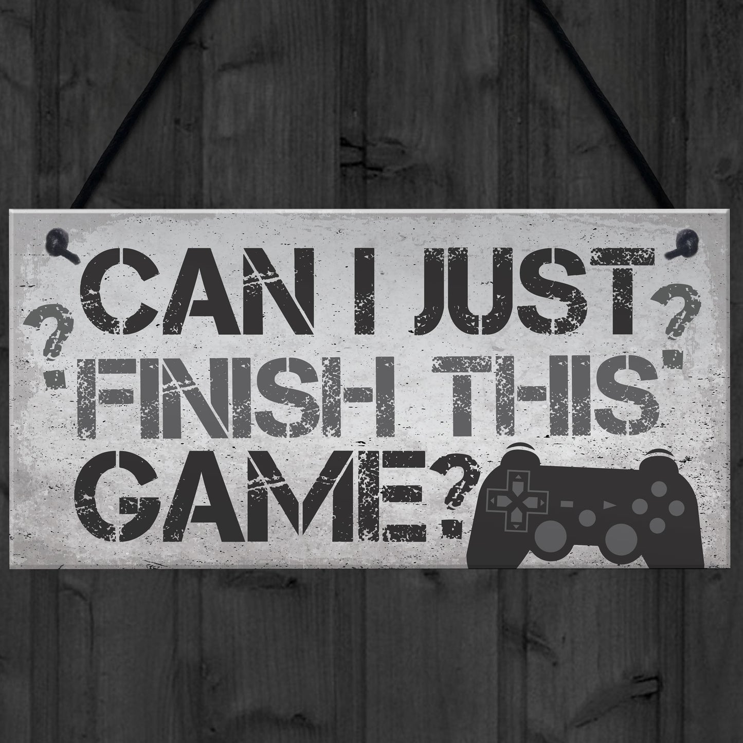 Hanging Gamer Sign Boys Bedroom Decor Boys Bedroom Wall Art