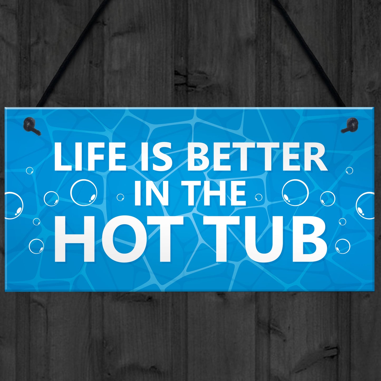 Hot Tub Novelty Plaque For Garden Hot Tub Garden Shed Novelty