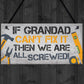 Grandad Fix It Man Cave Sign Garage Shed Wall Sign Birthday Xmas