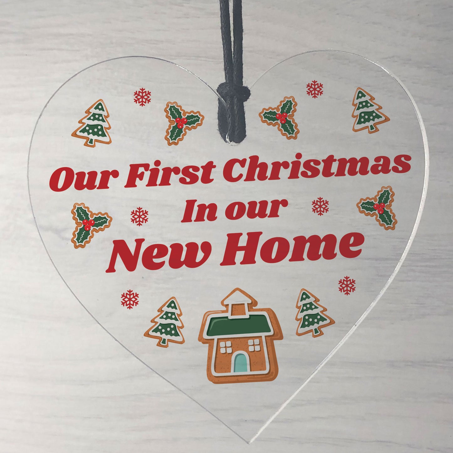 New Home Bauble 1st Christmas Bauble Hanging Christmas Decor