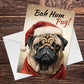 Bah Hum Pug Christmas Card Funny Christmas Card For Mum Dad