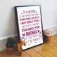 Best Friend Sign Friendship Gift Funny Print Thank You Birthday
