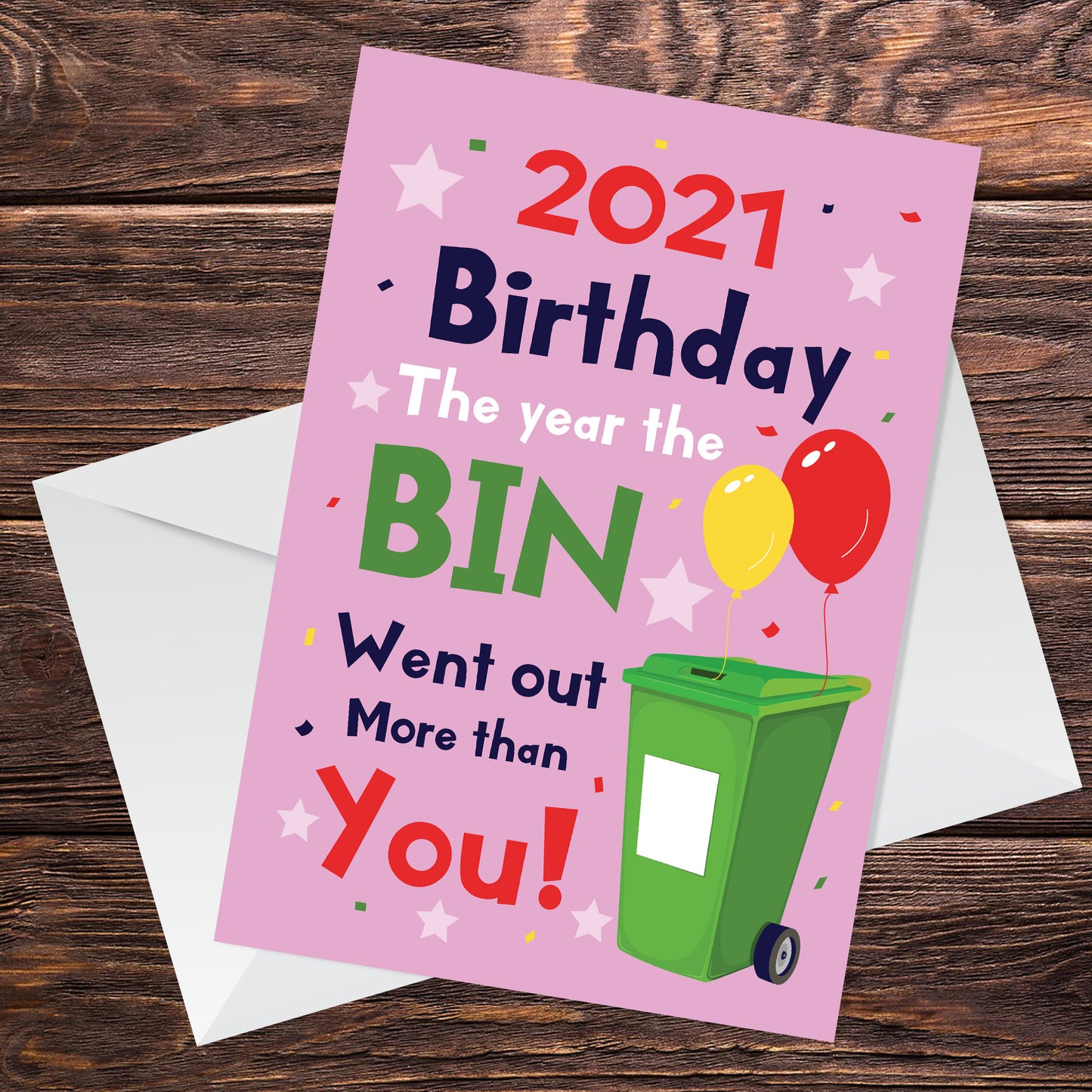Funny A6 Birthday Card For Mum Dad Auntie Cheeky Lockdown