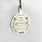 Best Friend Christmas Gift Wood Bauble Tree Decoration Friend