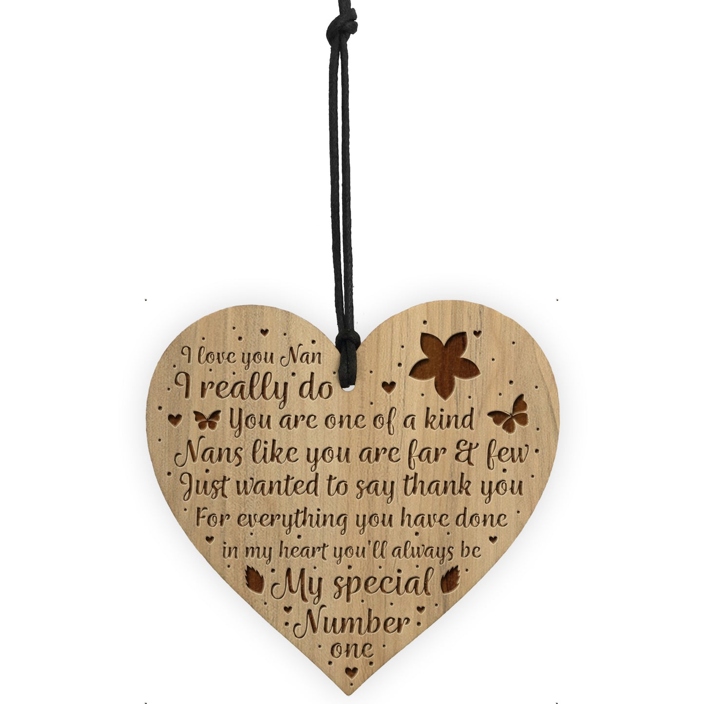 Love You NAN GIFT For Birthday Christmas Thank You Engraved