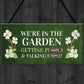 Funny Garden Sign Hanging Wall Sign Summerhouse Plaque