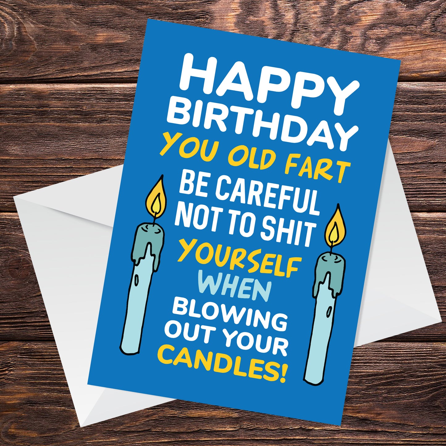 Funny 40th 50th 60th Birthday Card For Men Dad Grandad Uncle