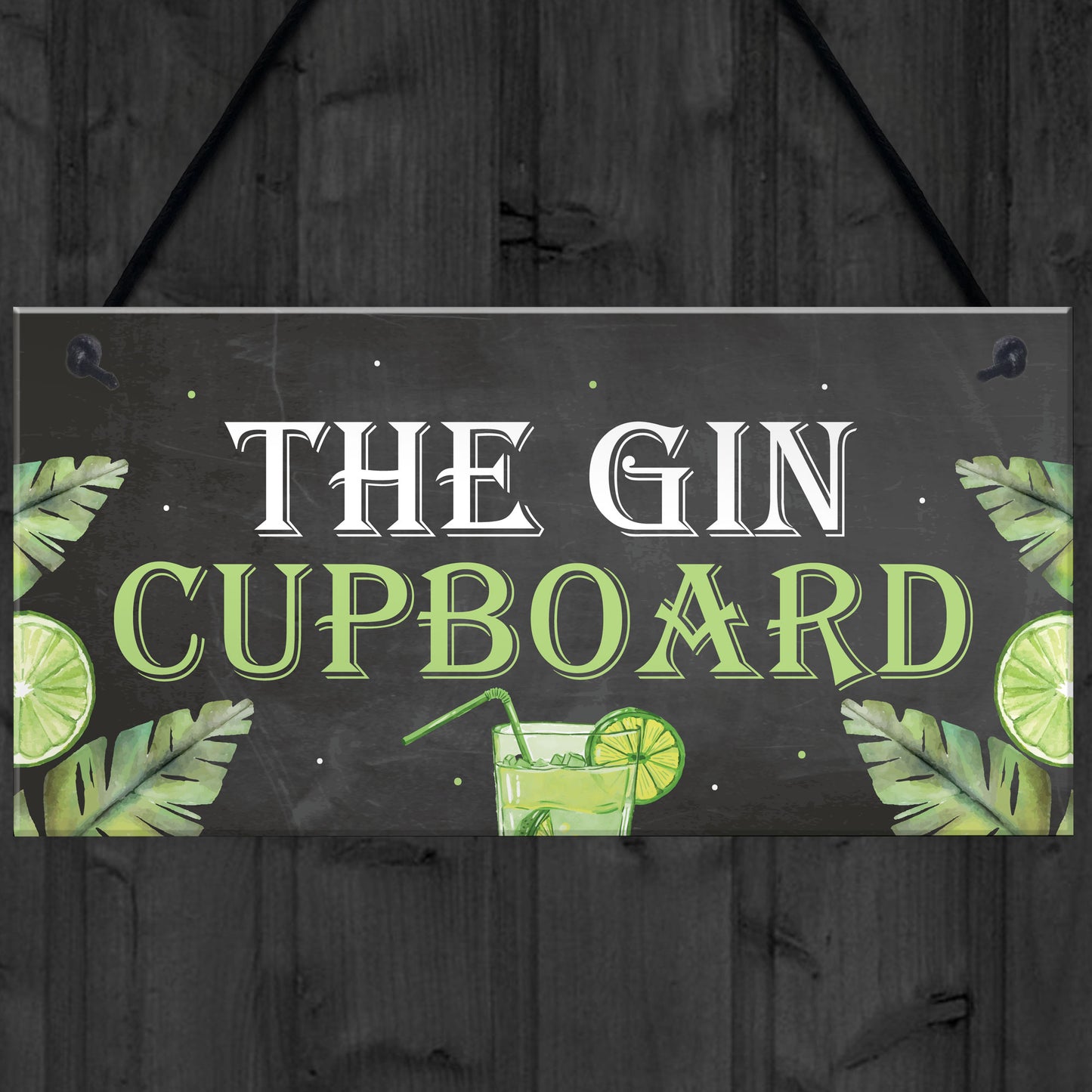 Funny Alcohol Sign Gin Gifts Man Cave Home Bar Pub Plaque