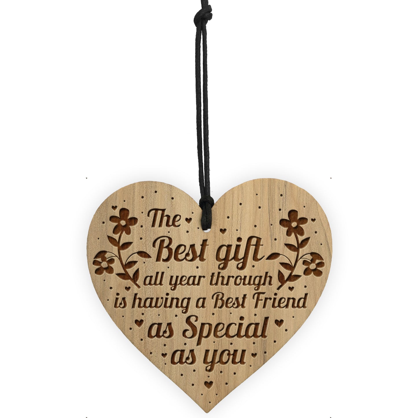 Special Friend Friendship Plaque Wood Heart Birthday Christmas