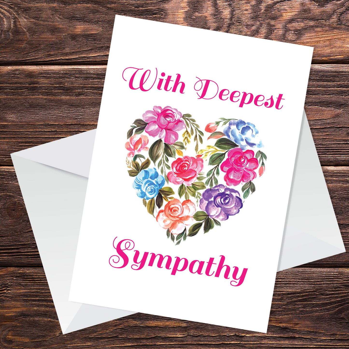 With Deepest Sympathy Condolences Floral Sympathies Bereavement