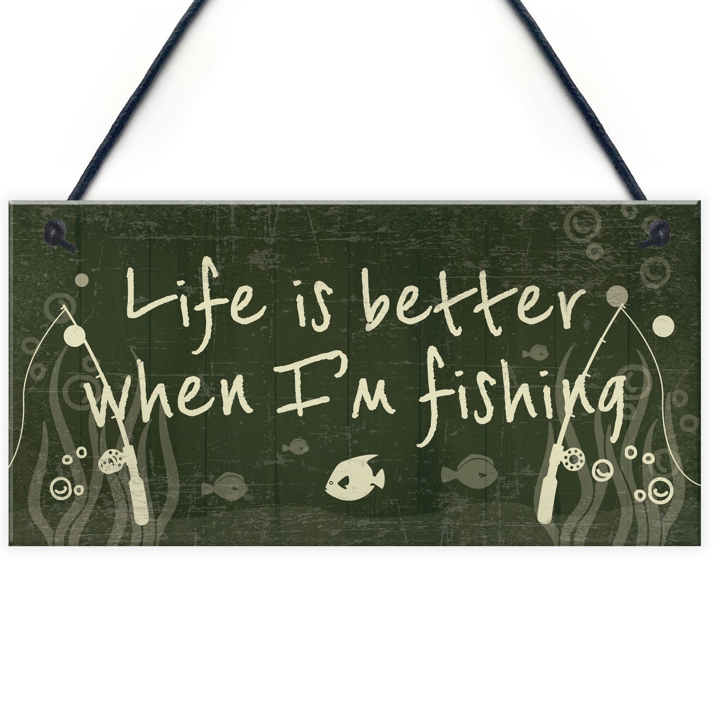 FUNNY FISHING FISHERMAN SIGN Dad Grandad Son Birthday Christmas