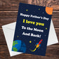Fathers Day Card SPACE Moon Cheeky Dad Daddy Father Grandad