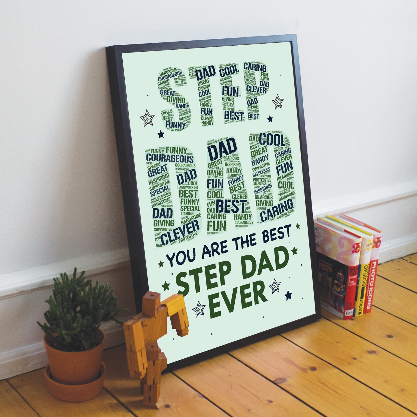 Fathers Day Gifts For Dad Step Dad Frame Print Step Dad Gift