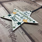 Wood Star Plaque Thank You Gift For Colleague Volunteer Teacher