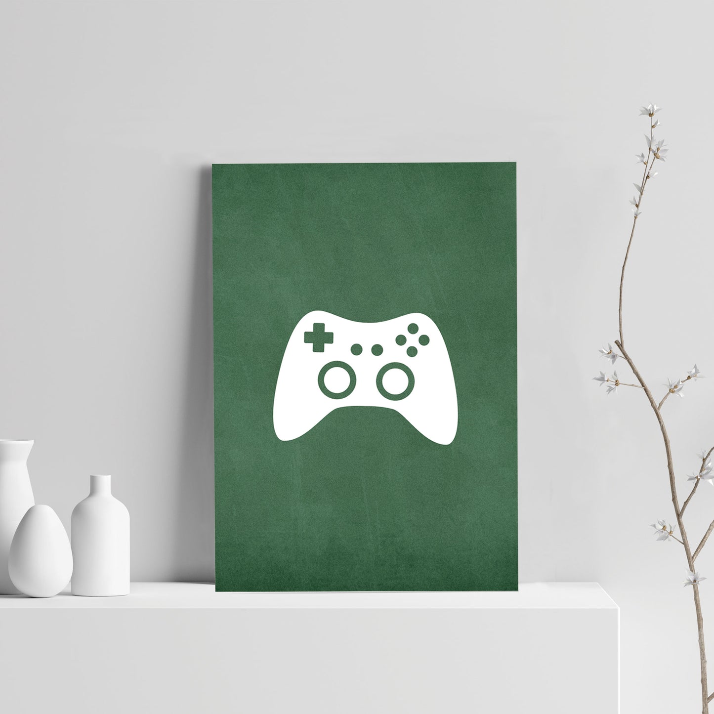 Green Gaming Print Gaming Poster Xbox Inspired Bedroom Sign