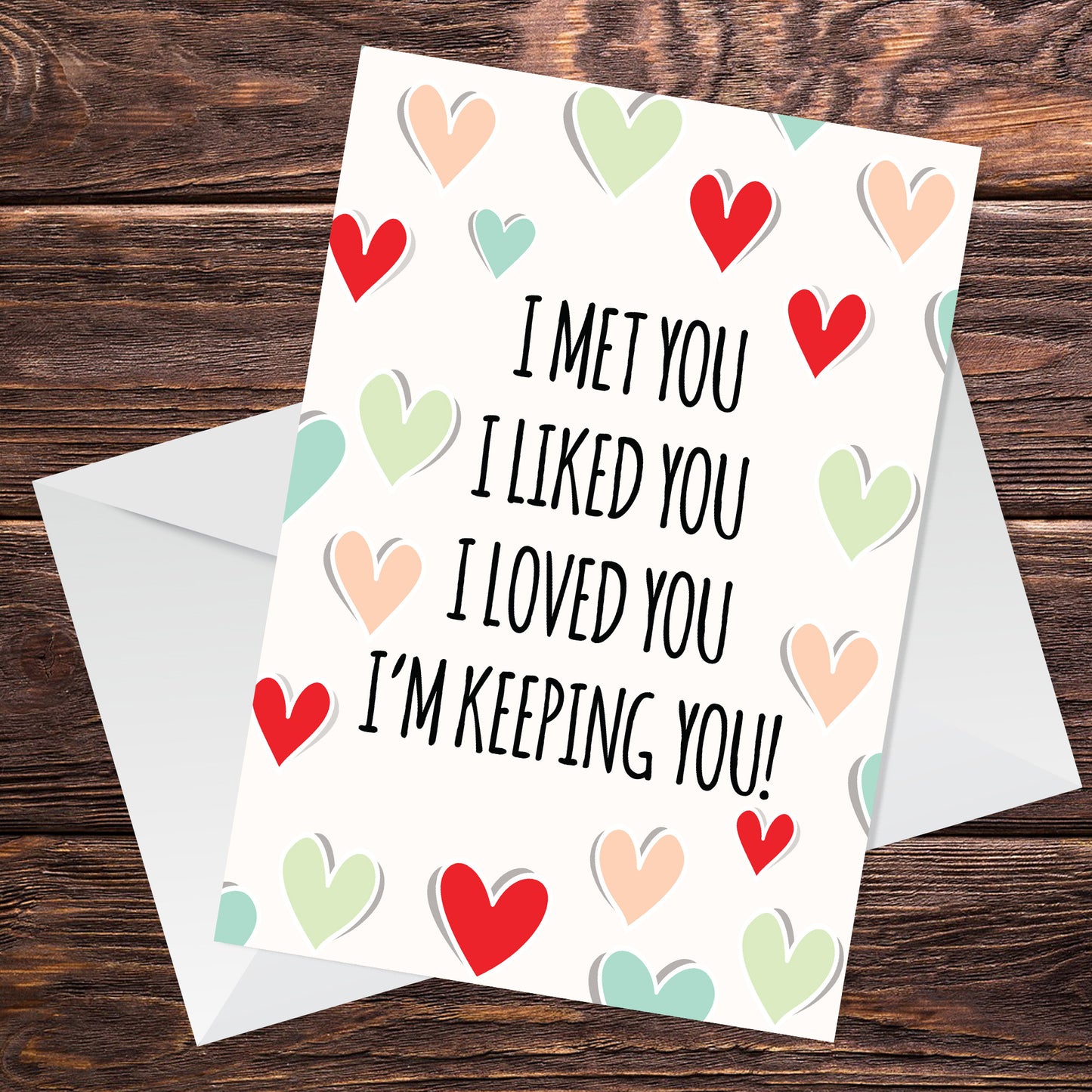Anniversary Birthday Valentines Card For Boyfriend Girlfriend