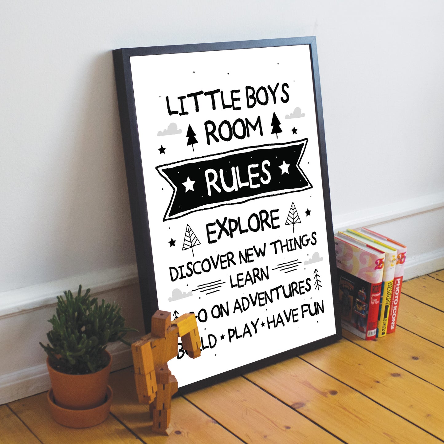 Little Bos Bedroom Sign Boys Bedroom Wall Art Boys Nursery Decor