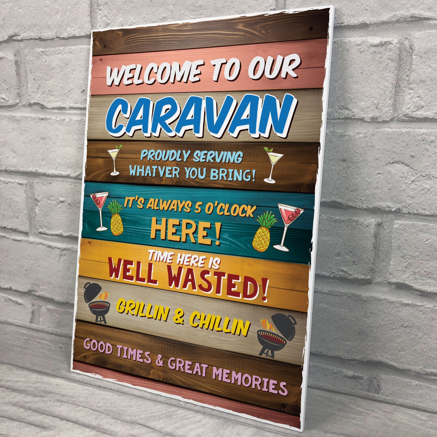 Funny Welcome To Our Caravan Sign Novelty Caravan Sign Welcome