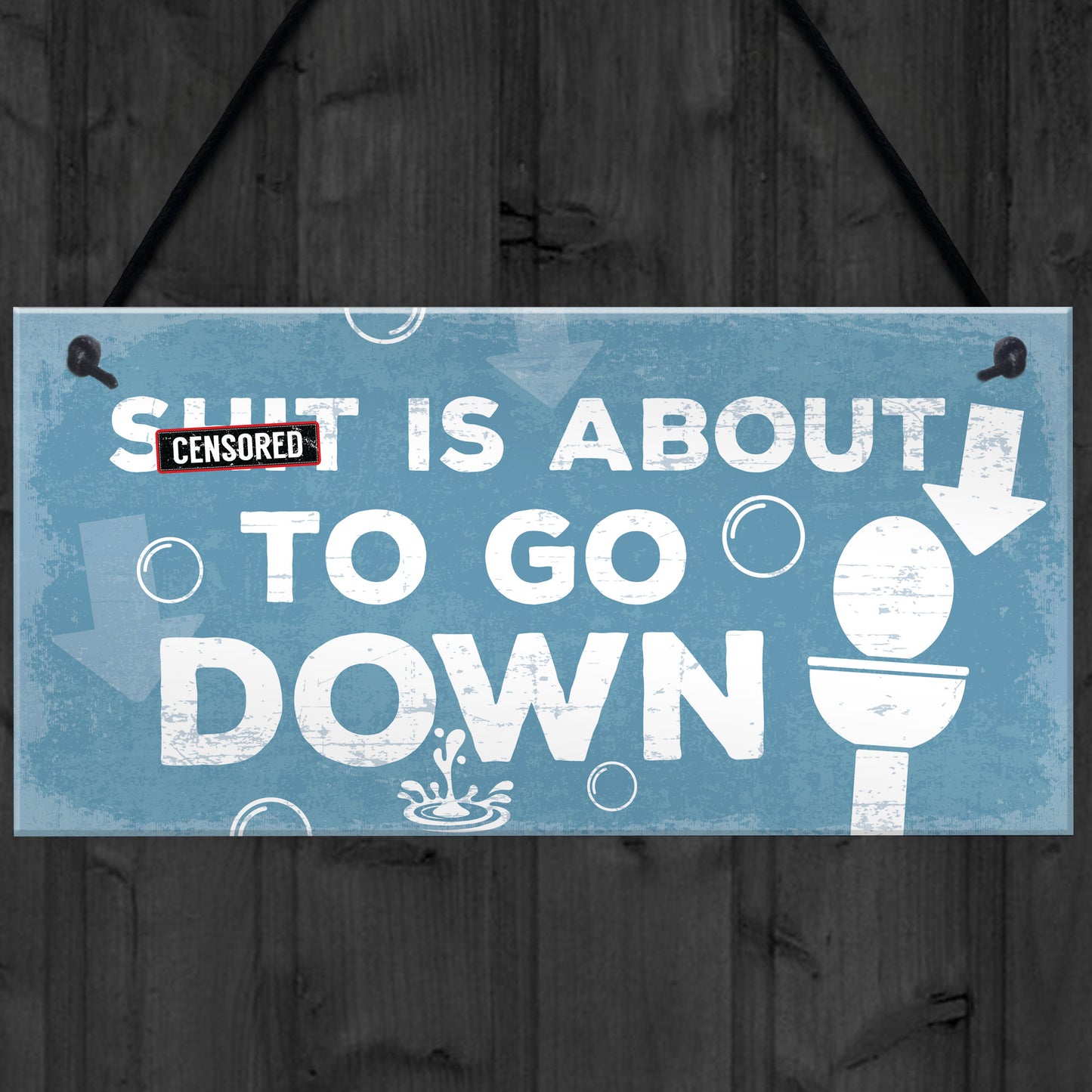 Funny Nautical Bathroom Toilet Loo Wall Plaque Humourous Gift