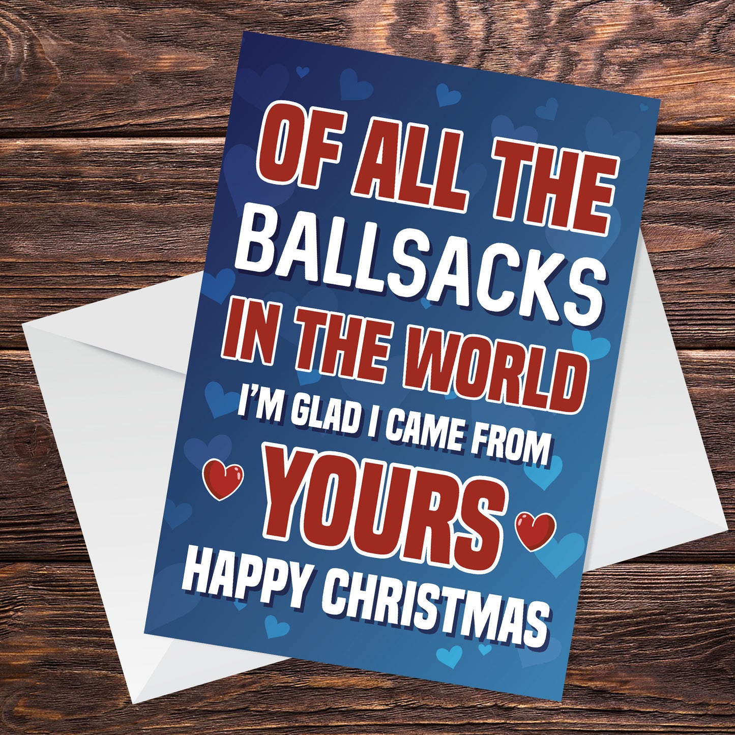 Funny Christmas Card For Dad Rude Christmas Cards Christmas Card
