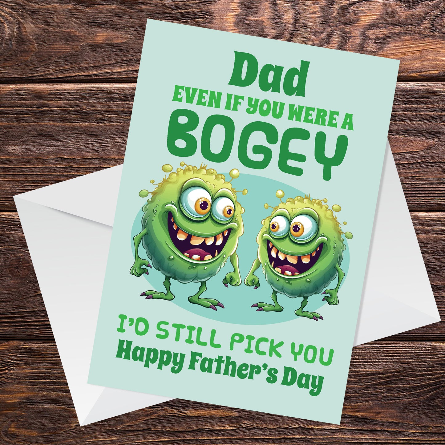 Fathers Day Card Funny Still Pick You Joke Novelty Dad Card