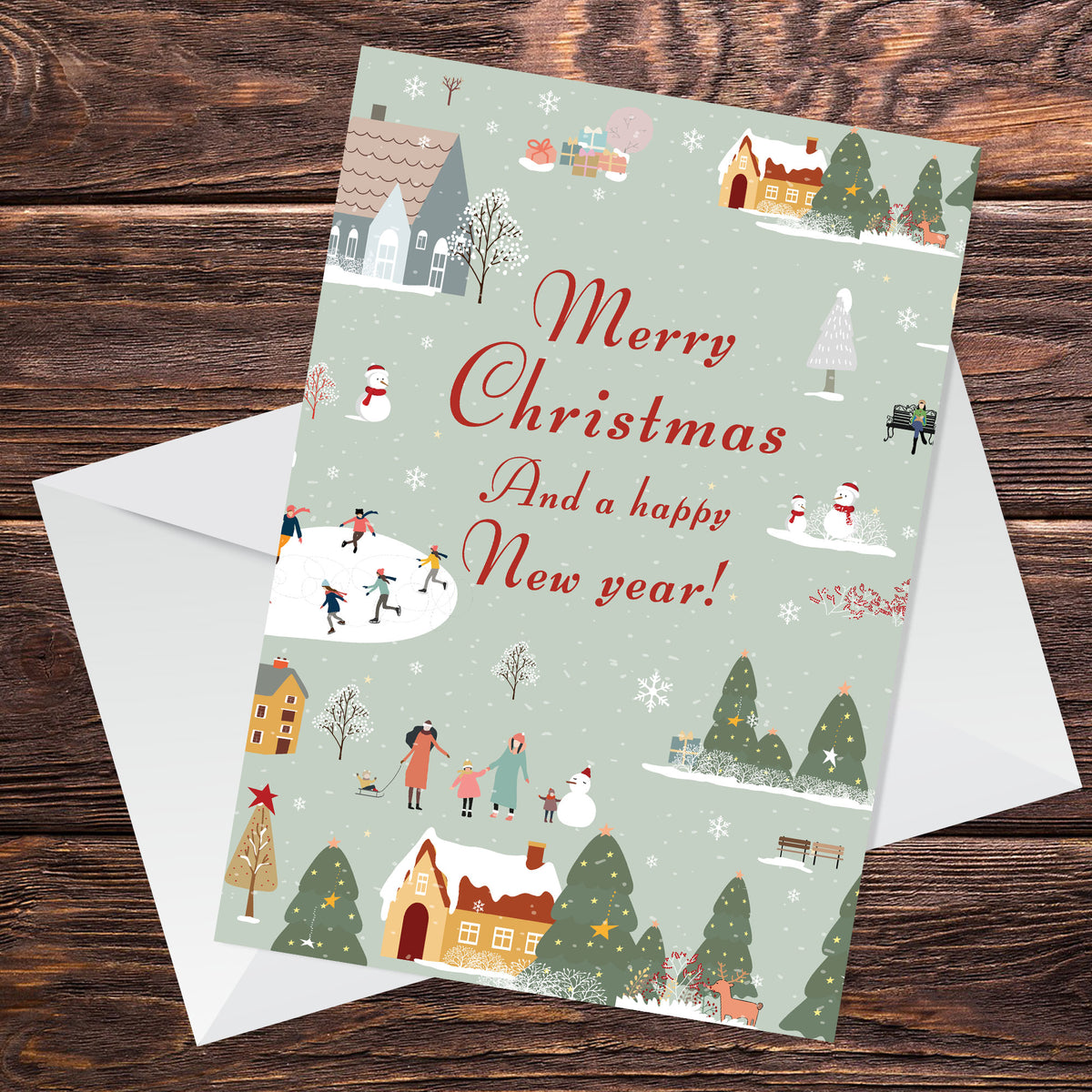 Christmas Card For Mum Dad Nan Grandad Neighbour Friend
