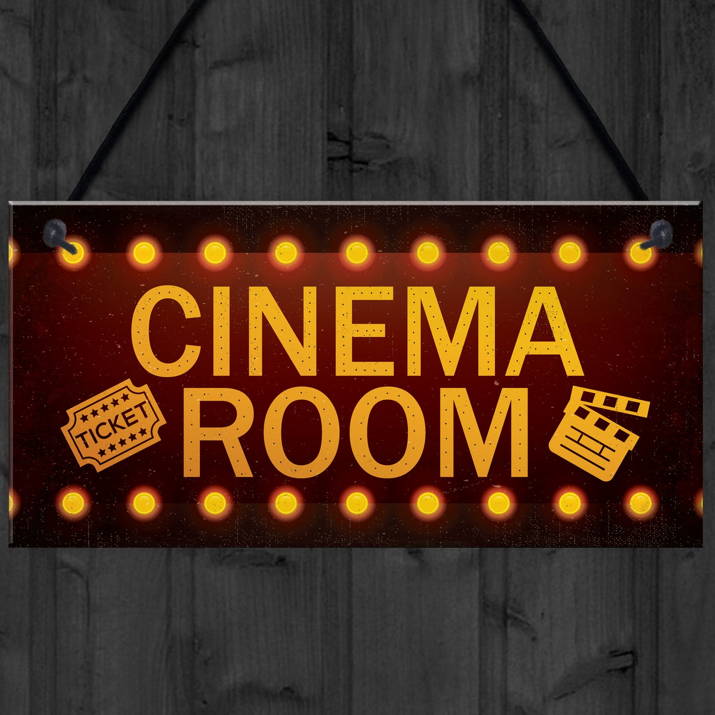 Cinema Room Home Theatre Gift For Mum Dad Man Cave Den Wall