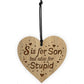 Funny Gift For Son Engraved Heart Son Birthday Gift 16th 18th