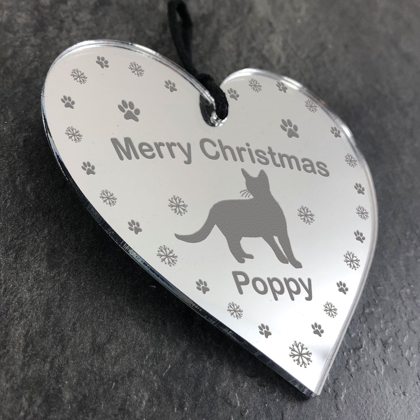 Christmas Gift For Cat Personalised Christmas Tree Decoration