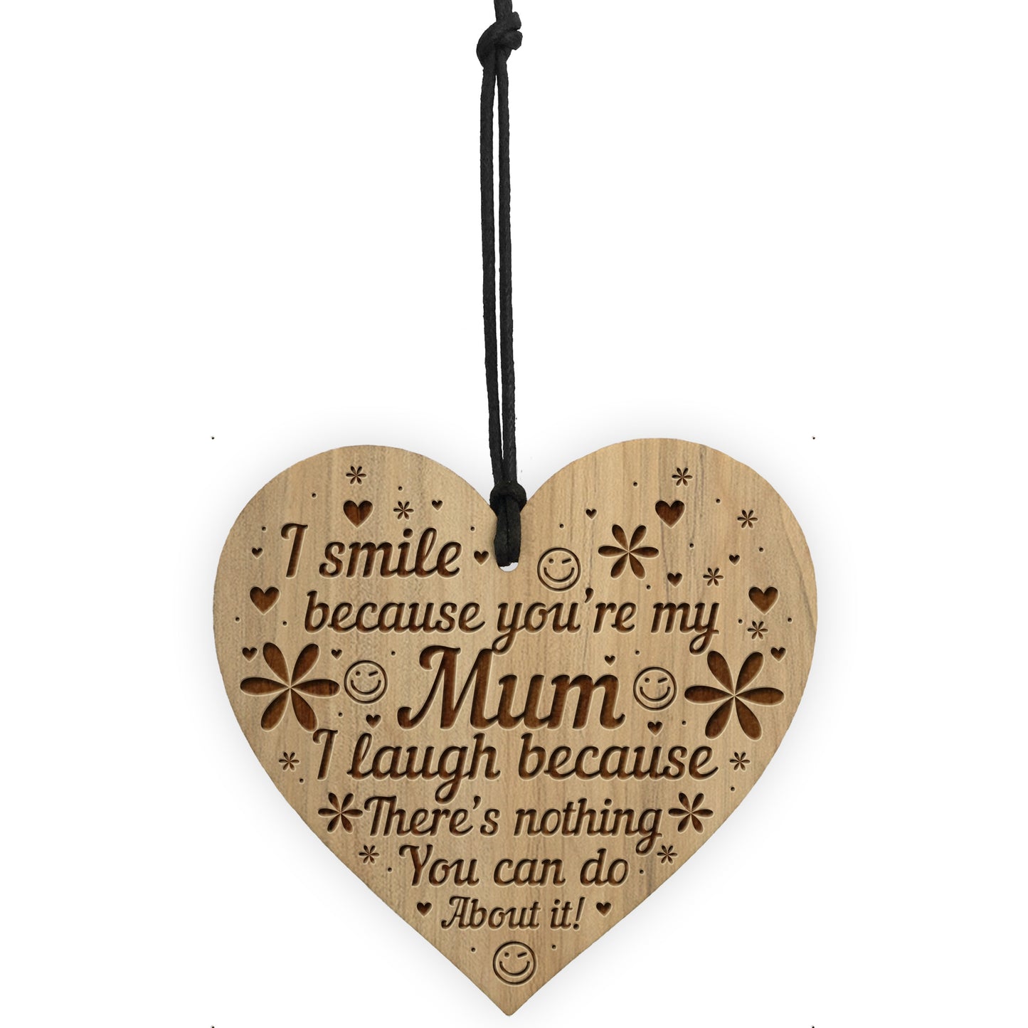 Funny Mum Gift Birthday Christmas Engraved Heart Mum Gifts