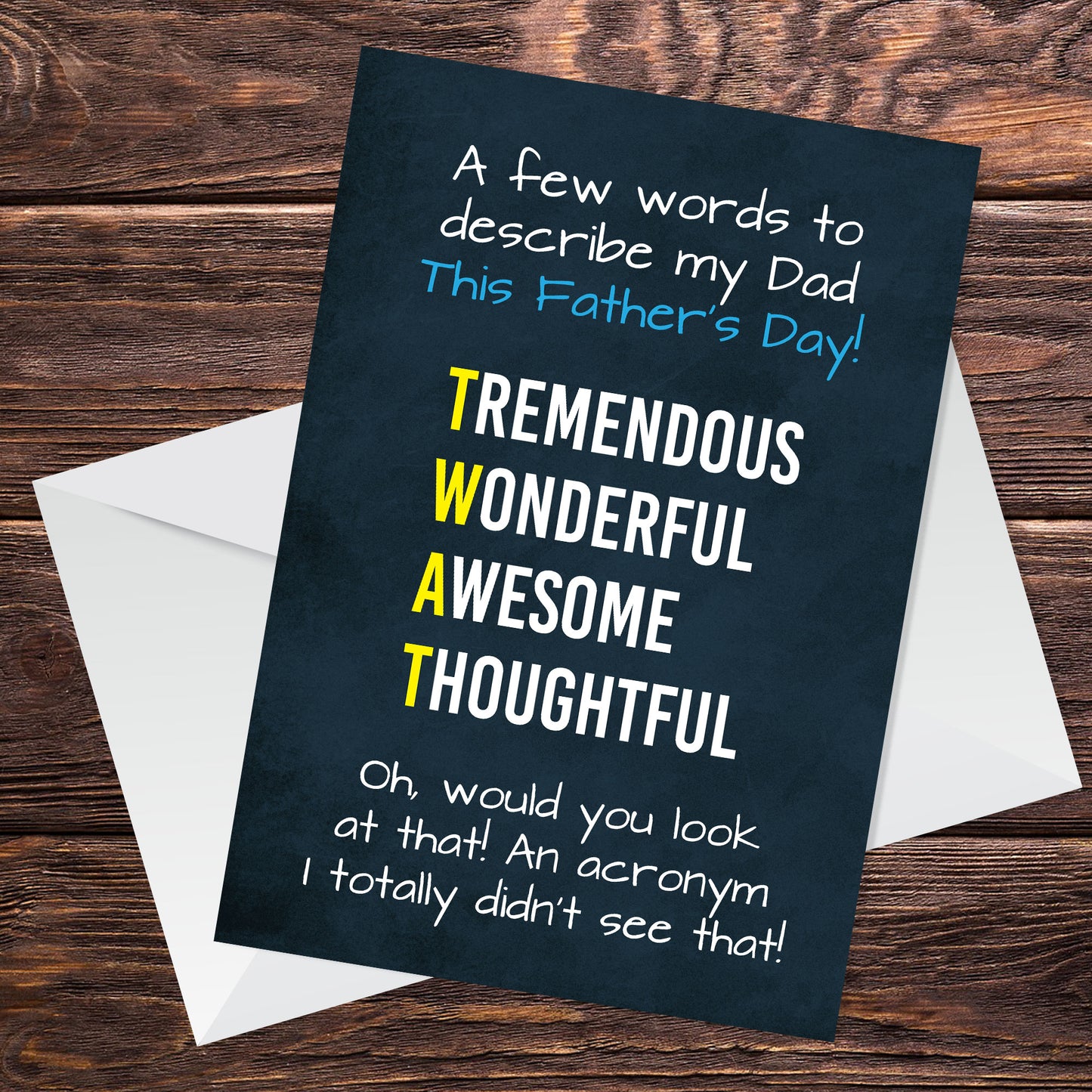 FUNNY Fathers Day Card Rude Fathers Day Card Adult Humour Joke