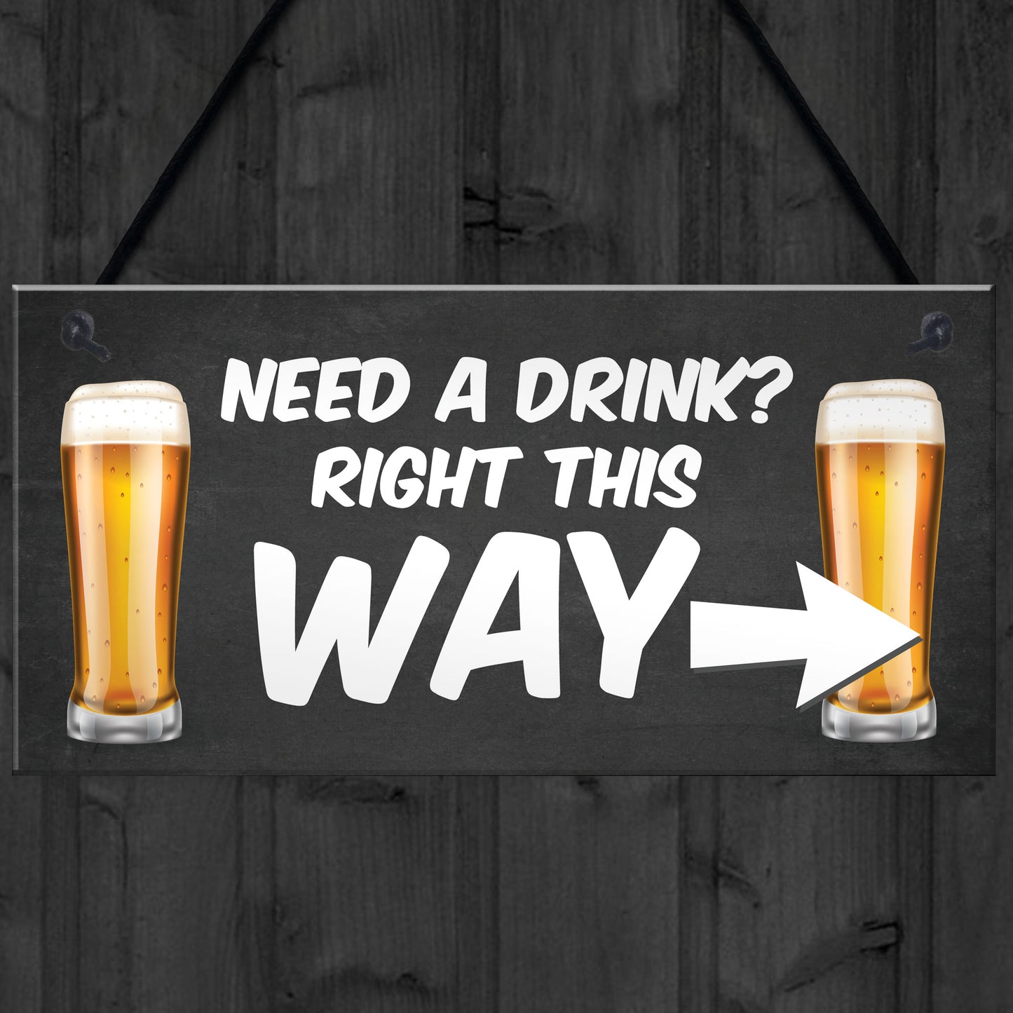 Novelty Bar Decor Signs Hanging Home Bar Man Cave Pub Garden