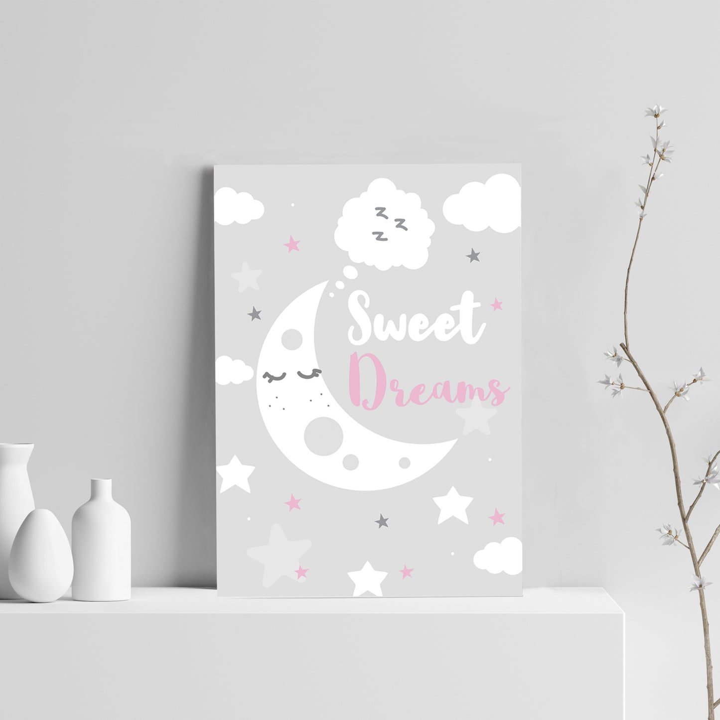 Baby Nursery Print For Girls Bedroom Nursery Wall Art Decor
