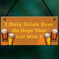 Funny Bar Sign To Hang in Home Bar Garden Pub Funny Alcohol Gift