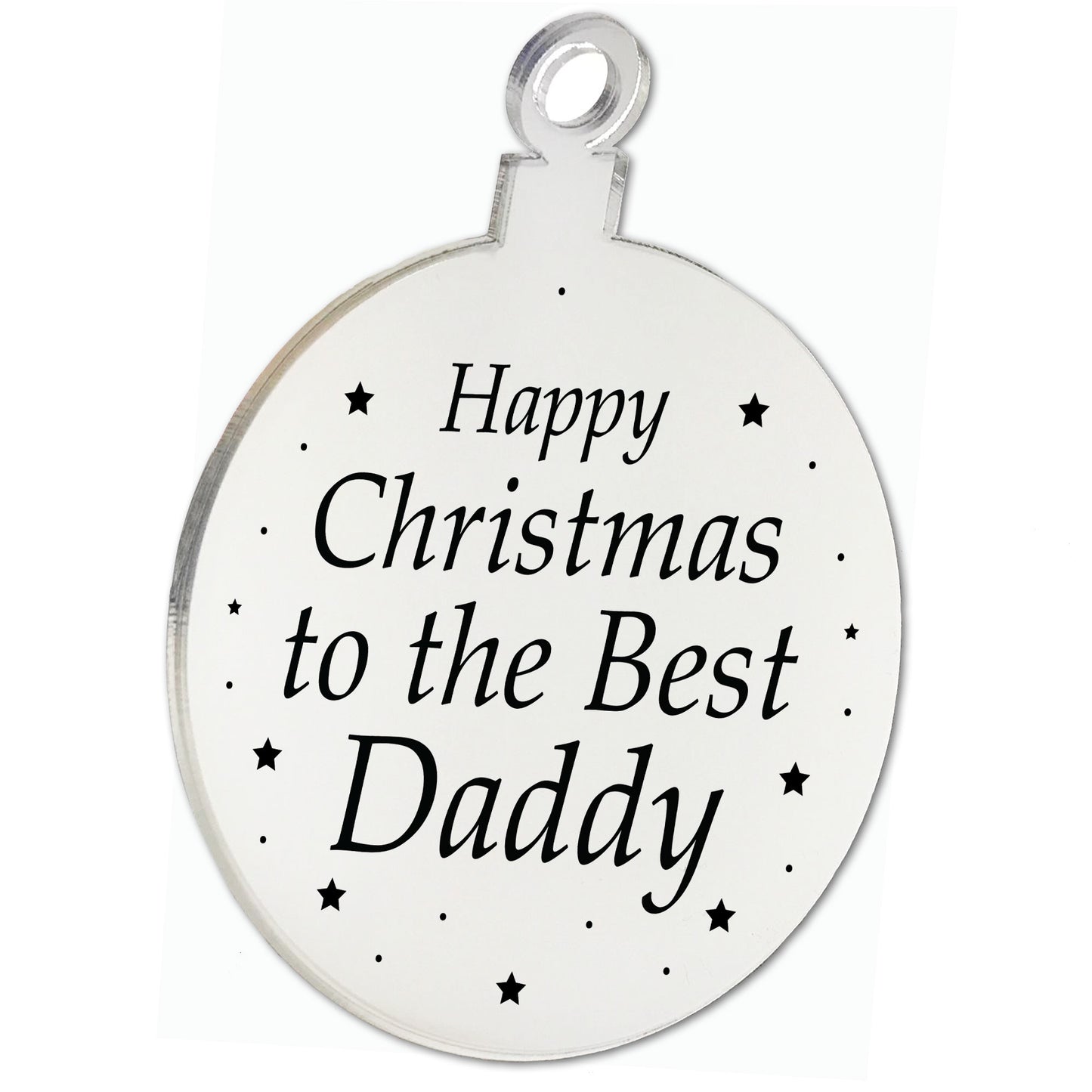 Christmas Gift For Daddy Christmas Tree Decoration Engraved
