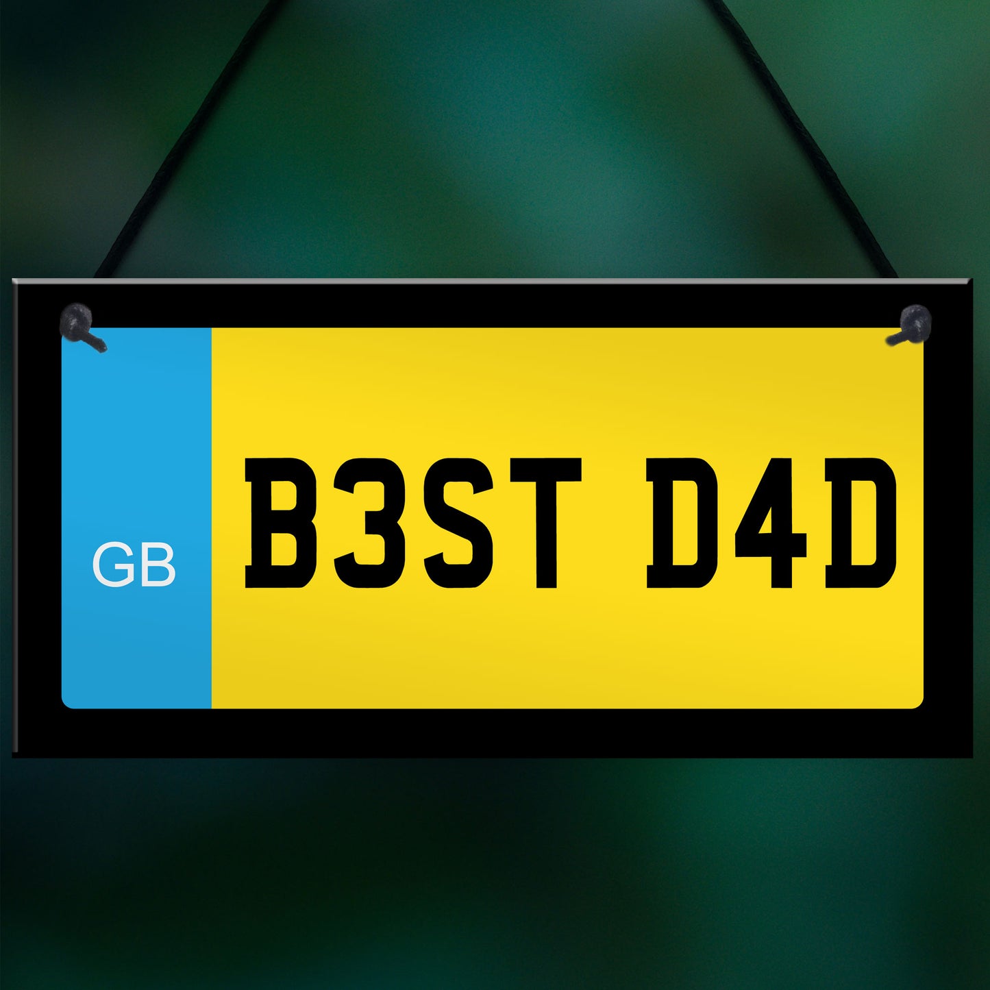 Best Dad Gift Number Plate Sign Dad Gift For Birthday Christmas