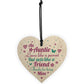 Auntie Gifts Friendship Sister Birthday Gifts Wooden Heart Sign