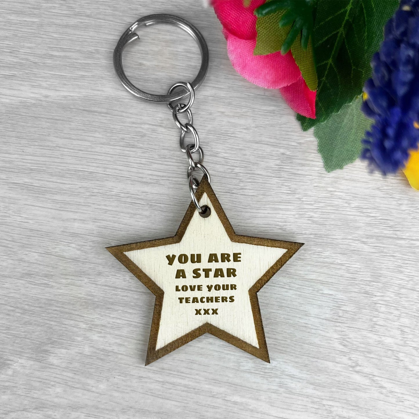 School Leaver Gift From Teacher Pupil Gift Wooden Star