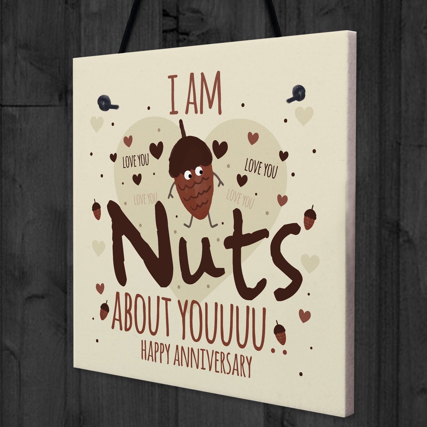 Funny Happy Anniversary Card Anniversary Gift For Him Her Plaque